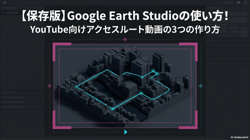 Google Earth Studioの使い方