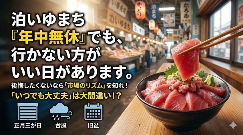 泊いゆまちの定休日