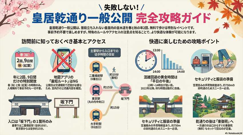 皇居乾通り一般公開